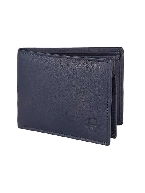 navy blue leather wallet - 16293643 - Standard Image - 0