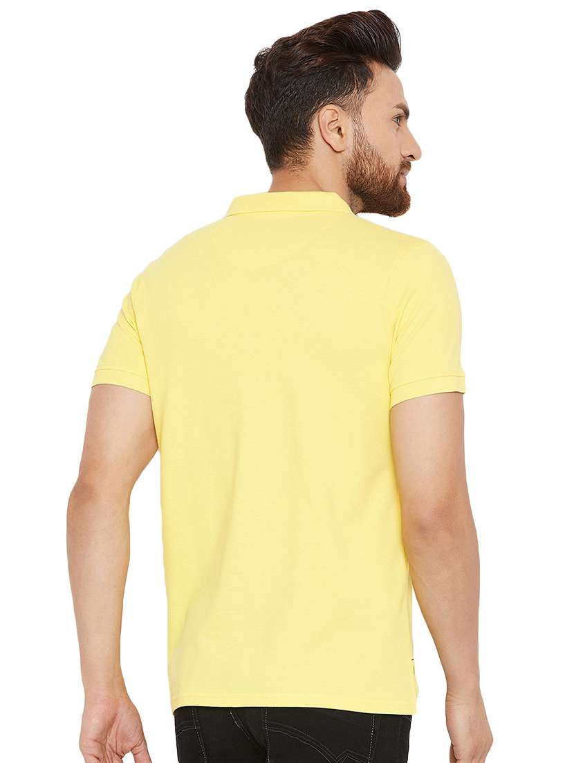 yellow striped polo t-shirt - 16298330 - Standard Image - 2