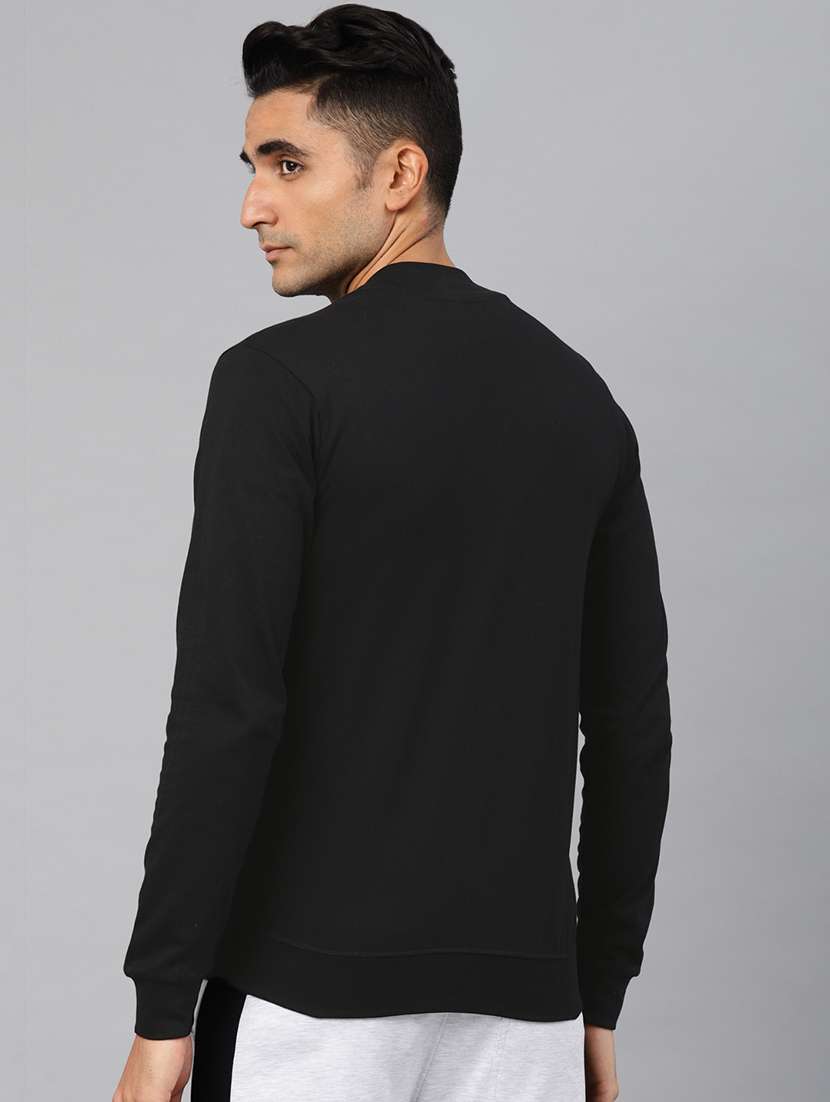 black solid casual jacket - 16298528 -  Standard Image - 2