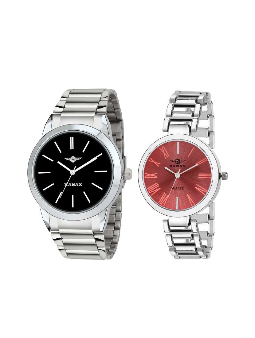 xanax premium multi dial analog watch for couple - xnsc140-103