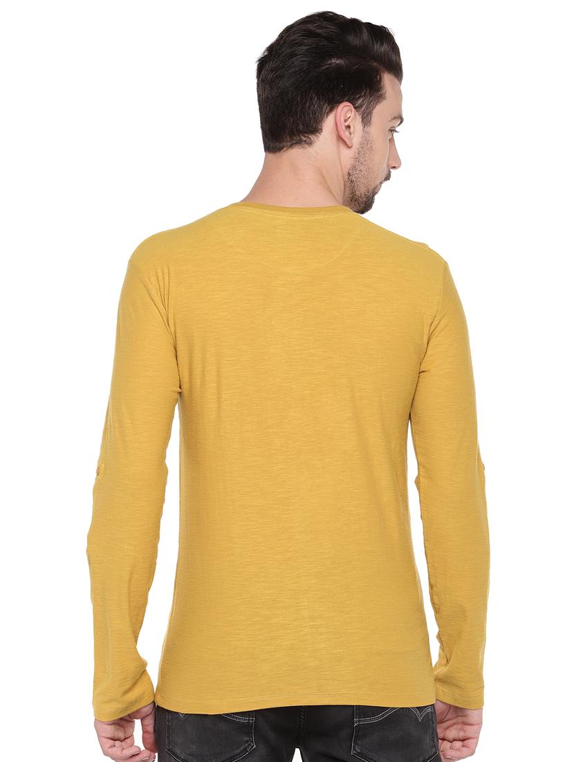 yellow solid t-shirt - 16299105 - Standard Image - 2
