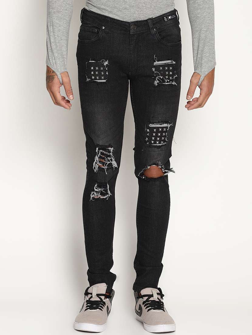black distressed jeans - 16302828 - Zoom Image - 0