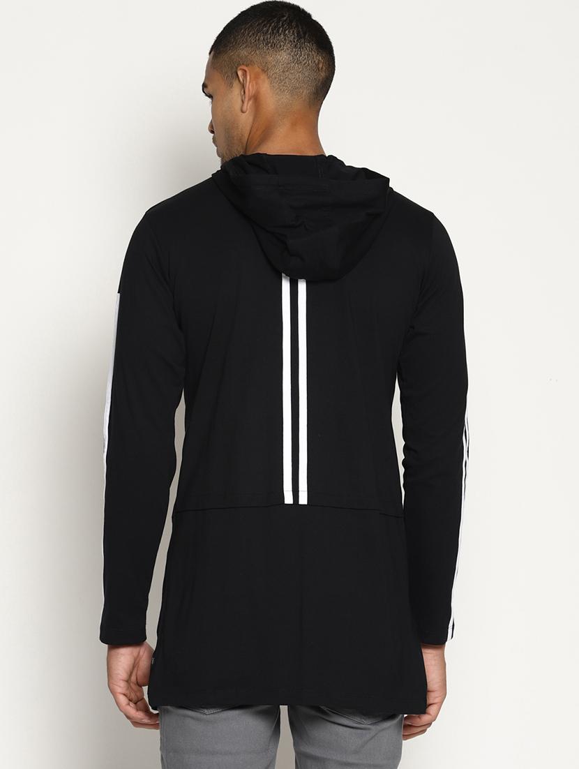black solid t-shirt - 16302840 - Standard Image - 2