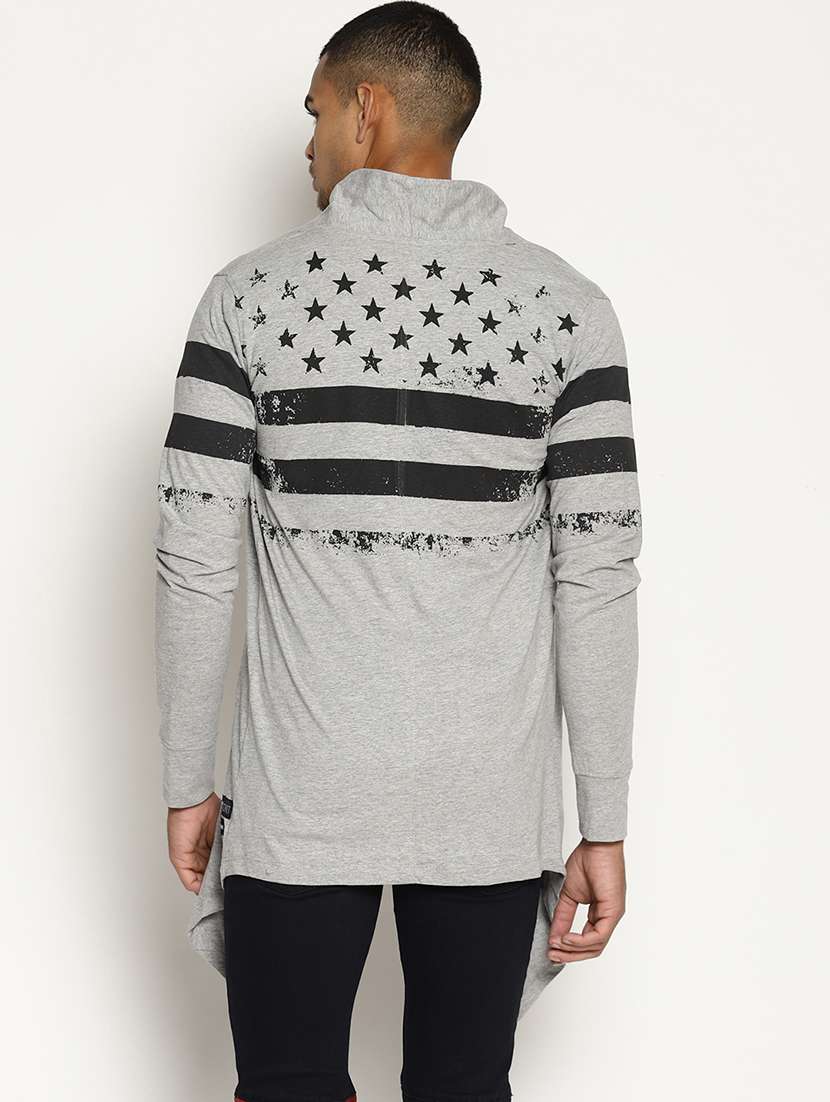 grey striped shrug - 16302842 -  Standard Image - 2