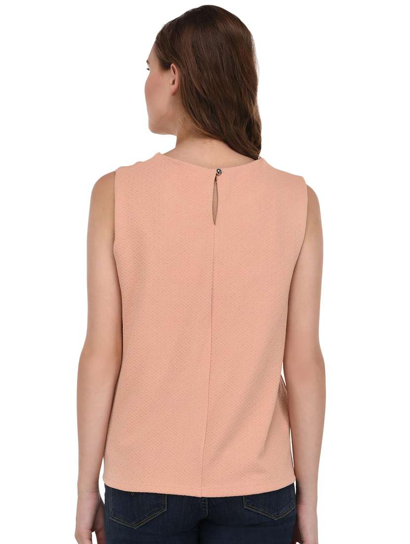 women's straight round neck top - 16309045 -  Standard Image - 2