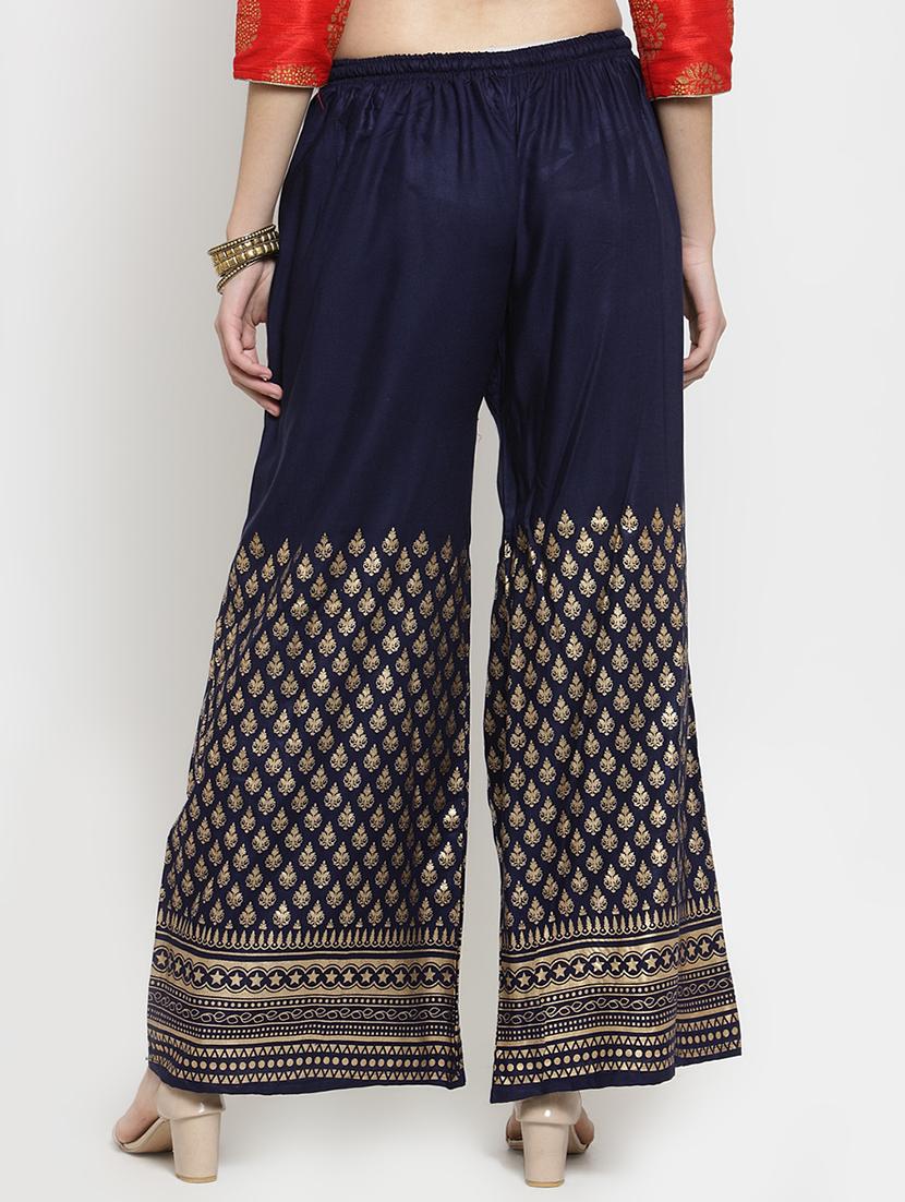 block print straight palazzo - 16309486 - Standard Image - 2