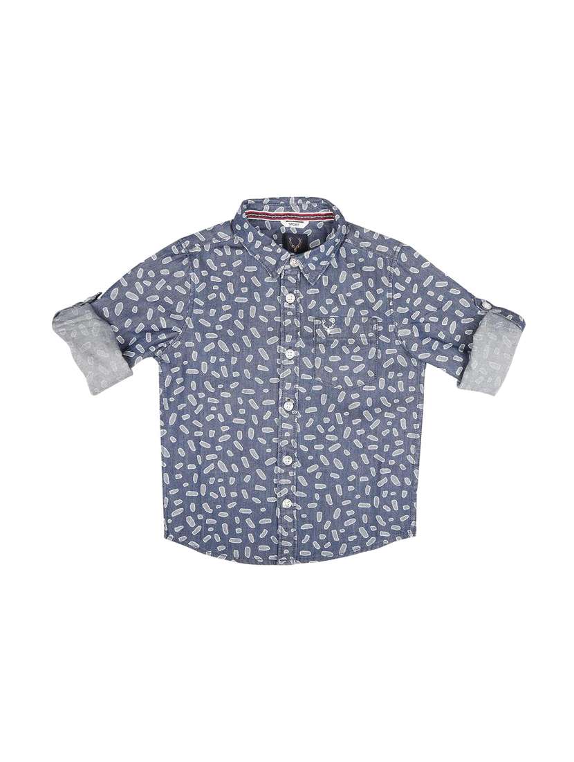 blue cotton shirt