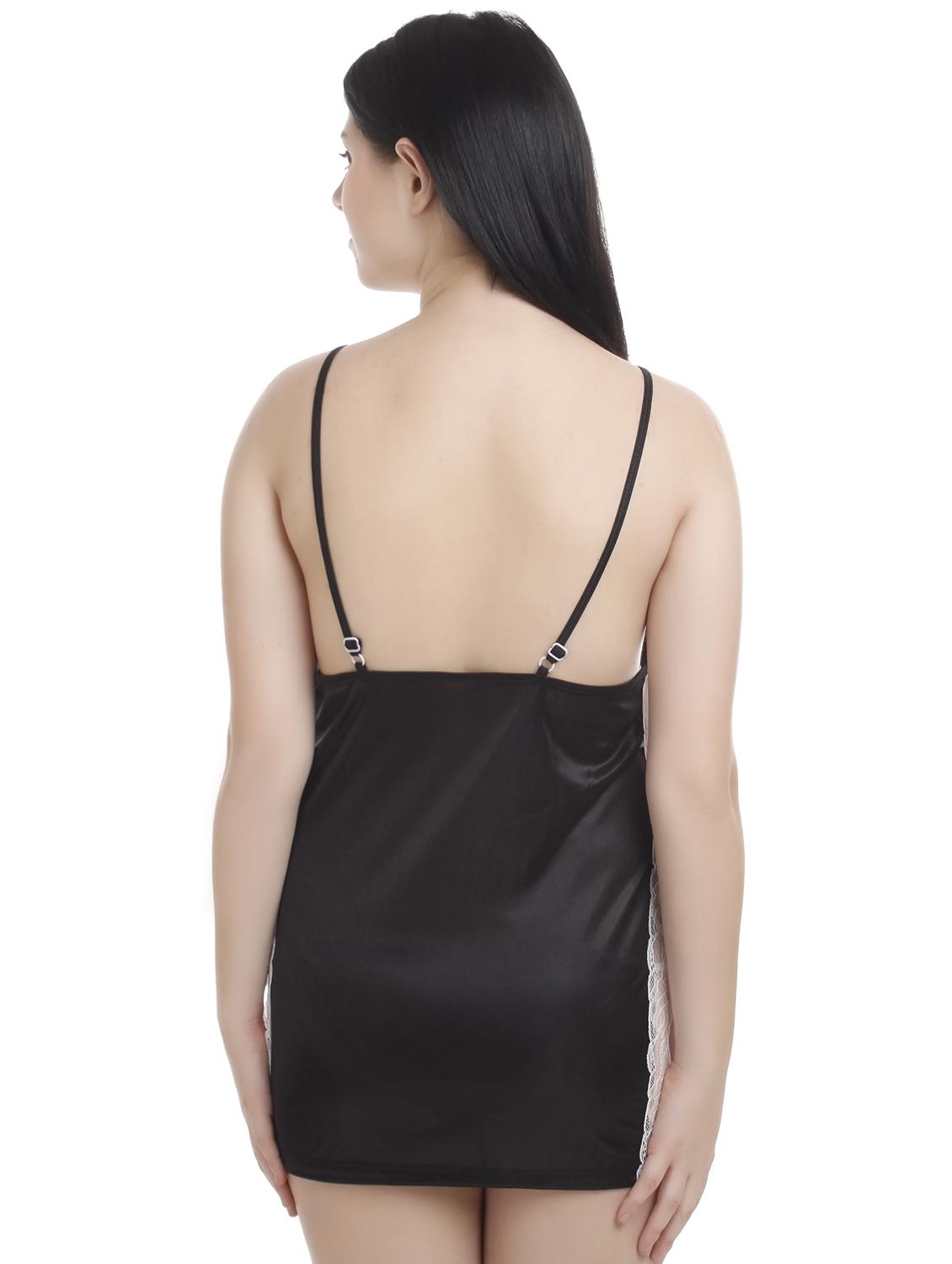 side tie up babydoll with g-string - 16314790 - Standard Image - 2