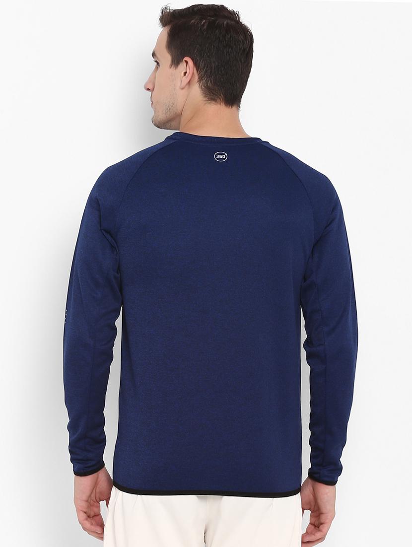 navy blue solid sweatshirt - 16316414 - Standard Image - 2