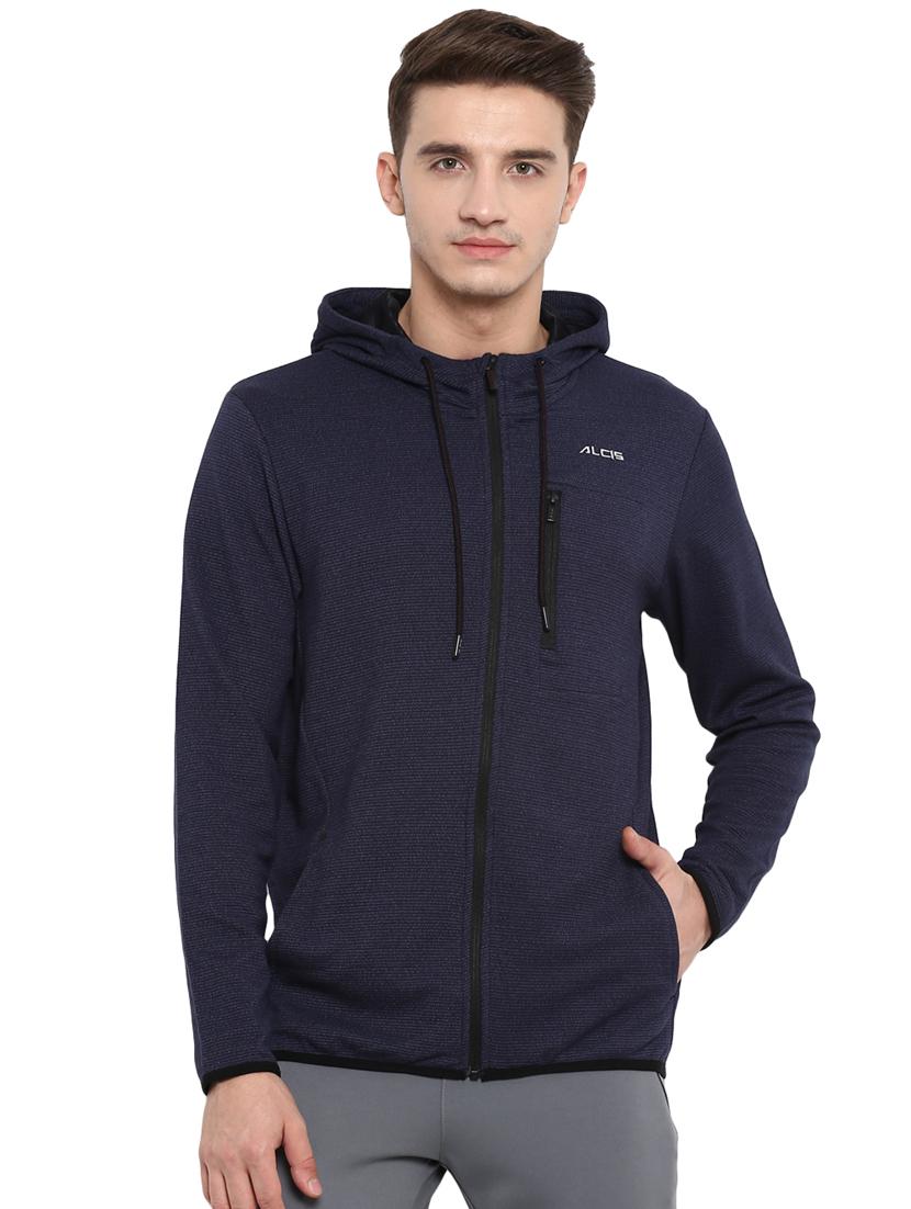 navy blue solid sweatshirt - 16316591 -  Zoom Image - 0