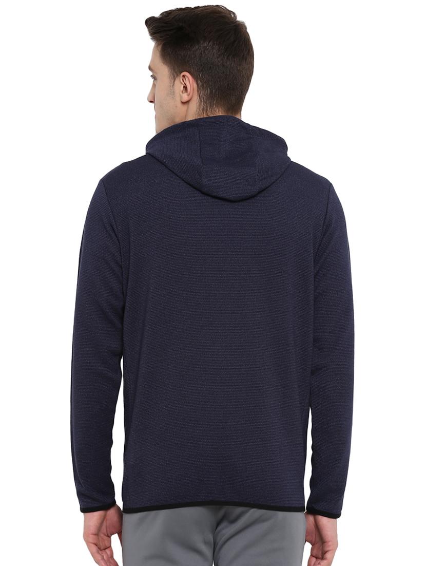navy blue solid sweatshirt - 16316591 - Standard Image - 2