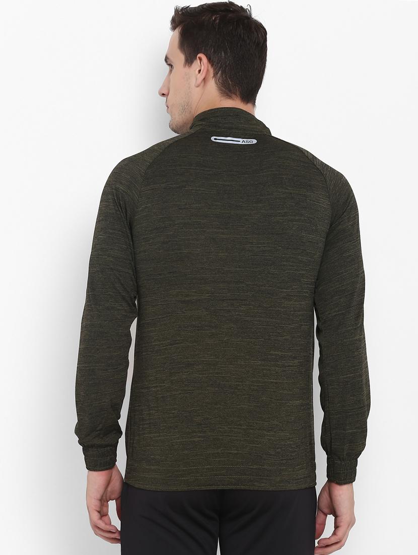 green melange sweatshirt - 16316602 - Standard Image - 2