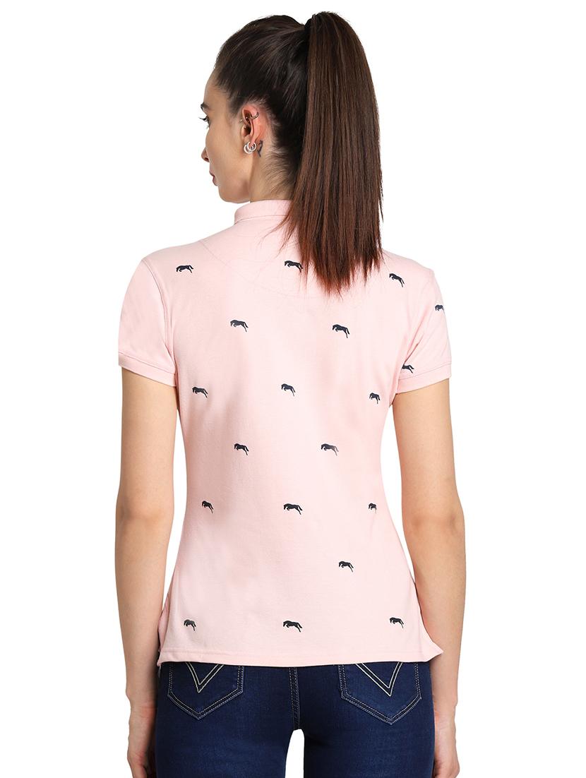 quirky print polo neck tee - 16322056 - Standard Image - 2