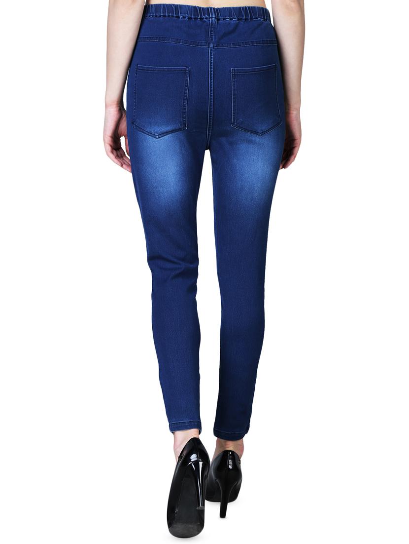 high rise stone wash jeggings - 16322445 - Standard Image - 2
