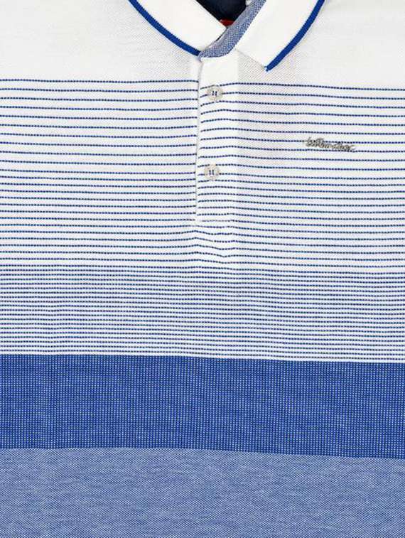 polo neck stripe t-shirt - 16324136 - Standard Image - 2