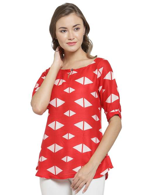women's a line boat neck top - 16324793 -  Standard Image - 0