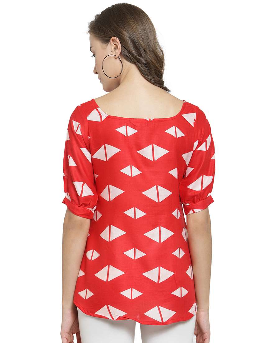 women's a line boat neck top - 16324793 - Standard Image - 2