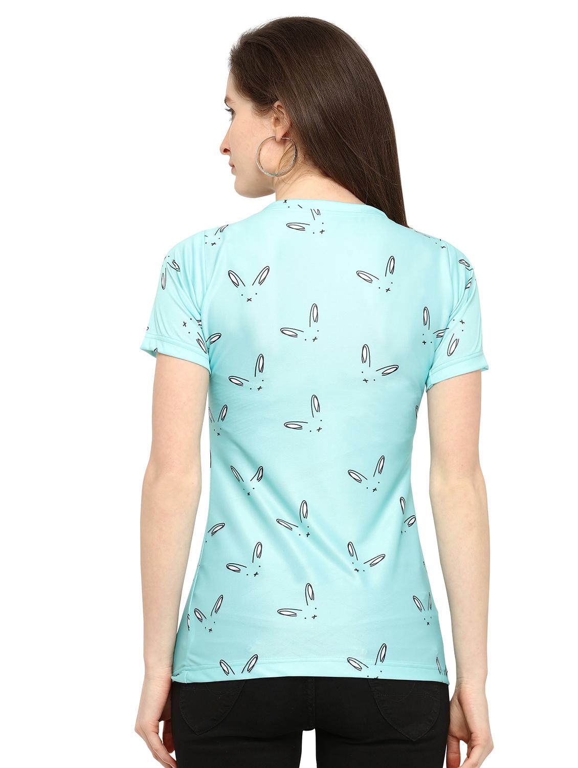 quirky print round neck tee - 16325517 - Standard Image - 2