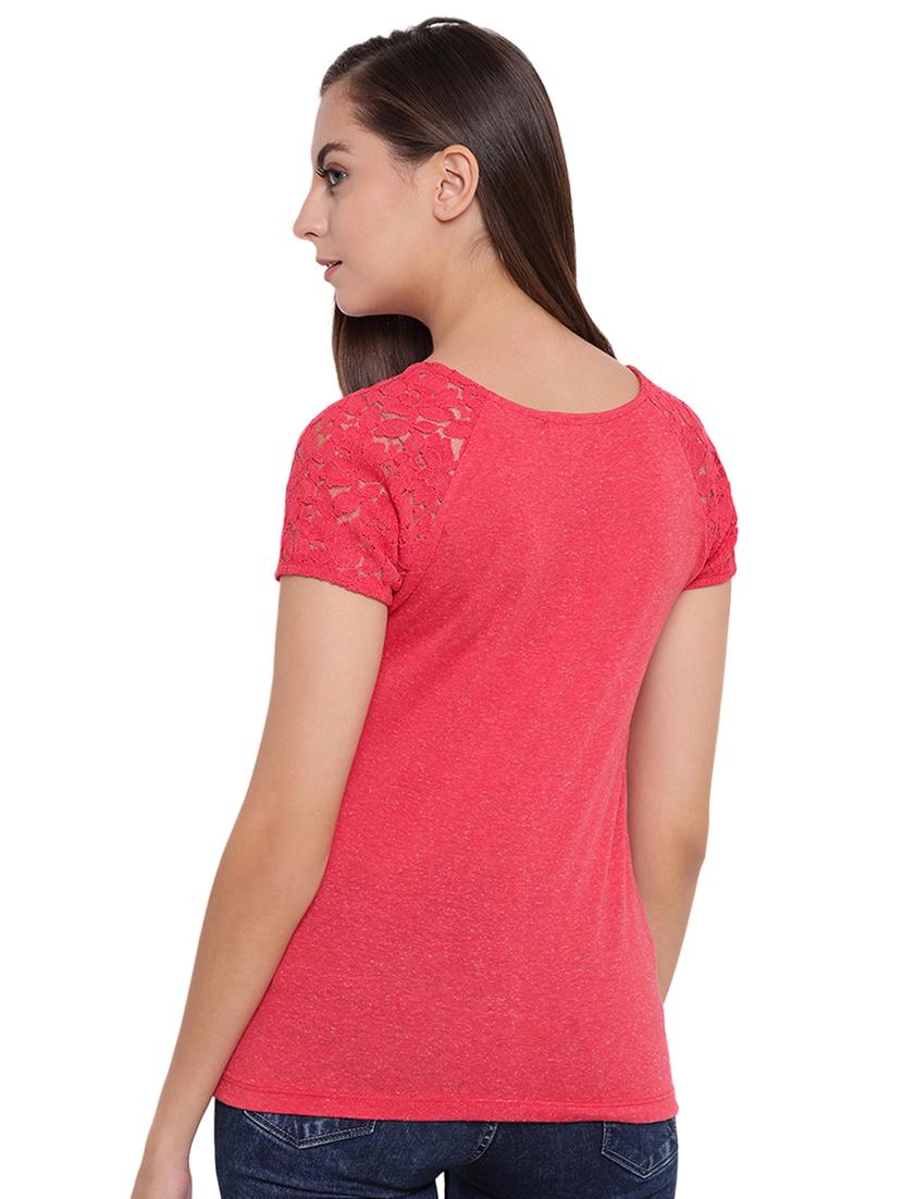 floral lace detail top - 16328083 - Standard Image - 2