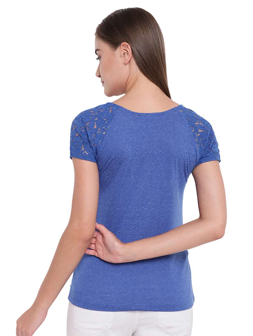 floral lace detail top - 16328084 - Standard Image - 2