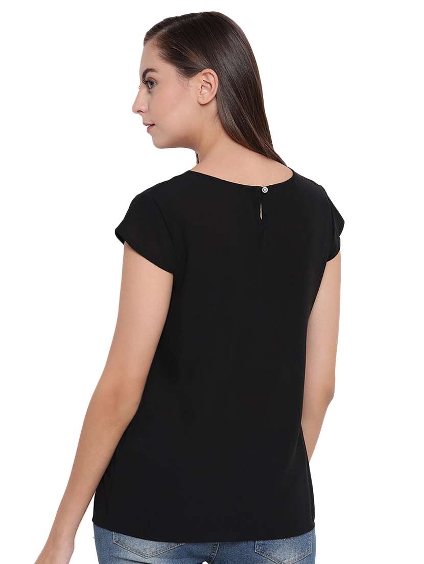 keyhole back pearl embellished top - 16328098 - Standard Image - 2