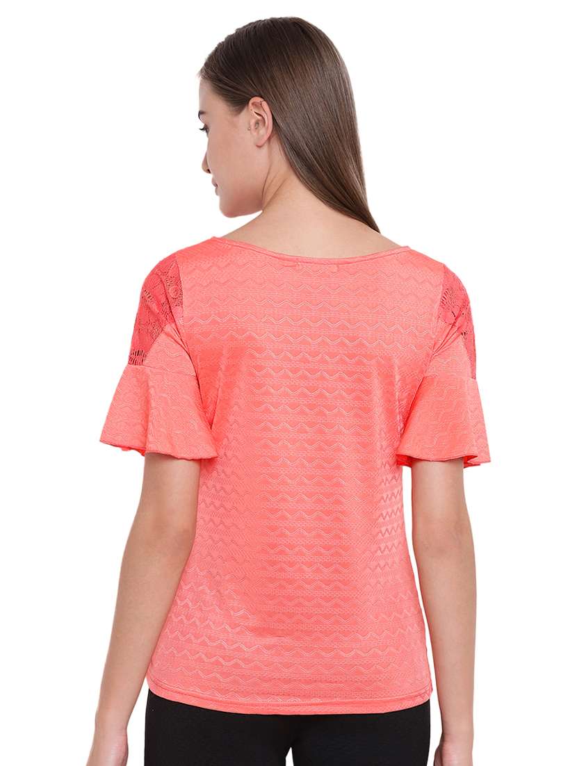 women's straight boat neck top - 16328134 - Standard Image - 2