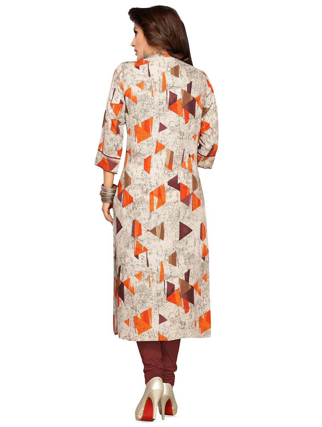 women's front slit kurta - 16330719 - Standard Image - 2