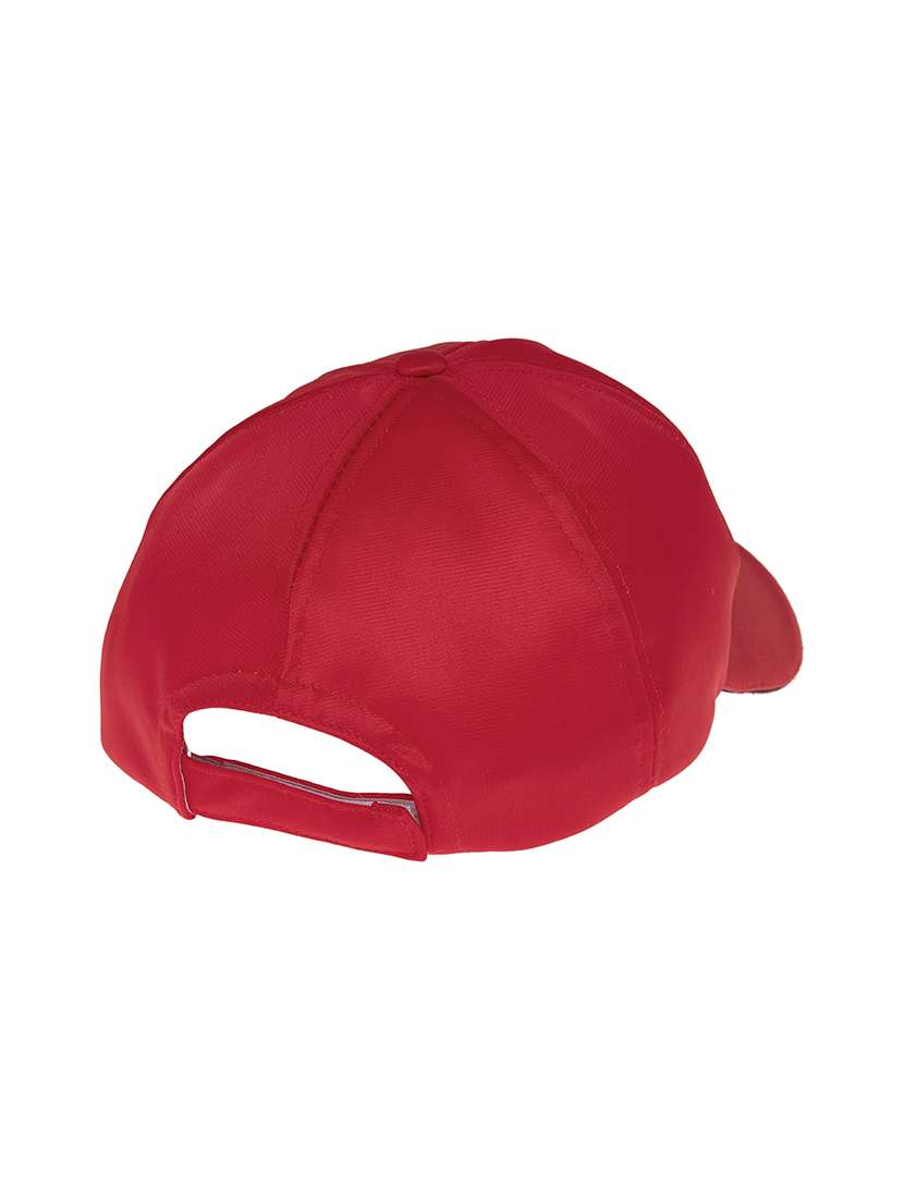 red cotton polyester blend caps and hat - 16330963 -  Standard Image - 2