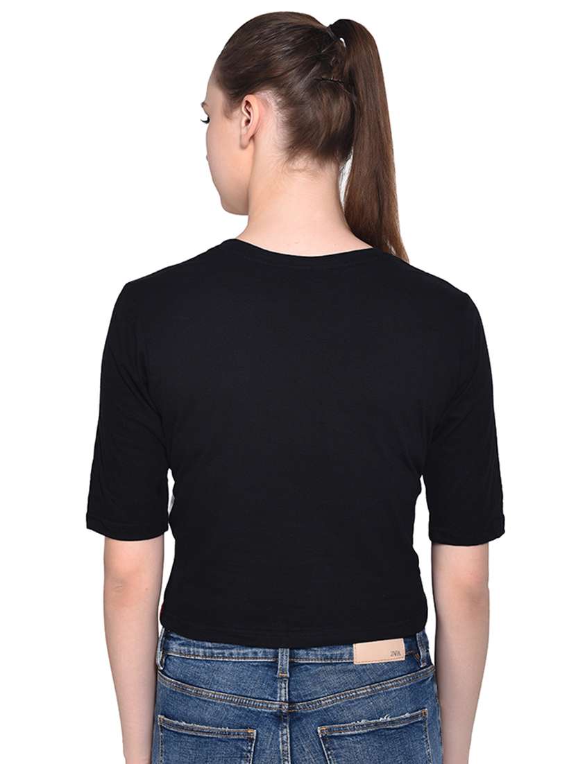 color block short sleeved top - 16331415 - Standard Image - 2