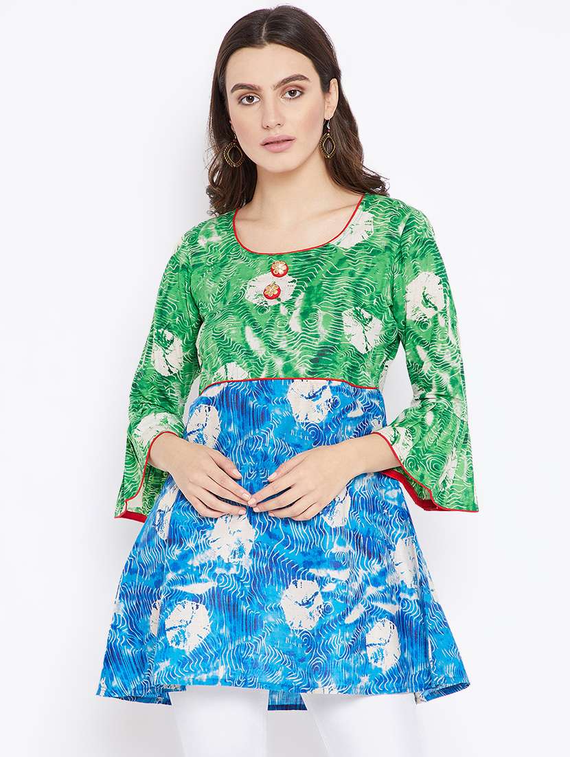 women's a line scoop neck top