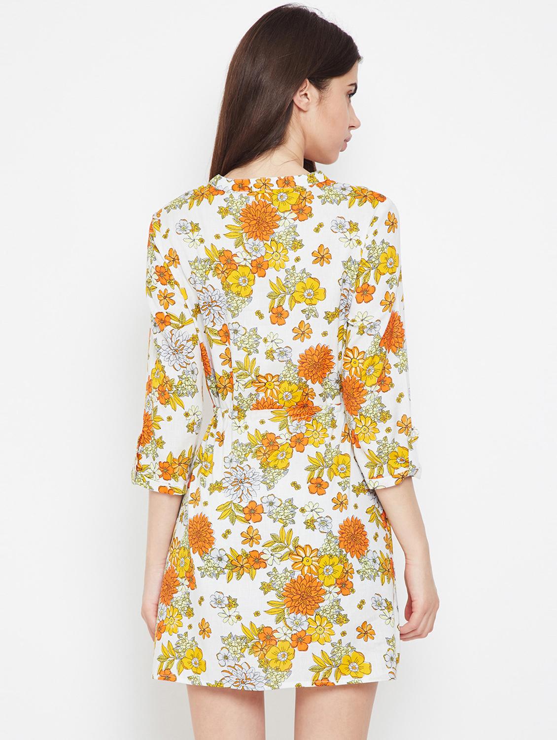 pocket patch drawstring a-line dress - 16332850 - Standard Image - 2
