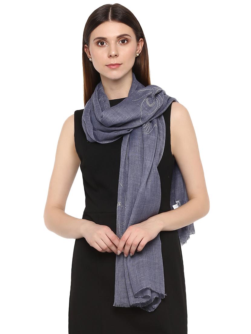 grey polyester stole - 16334900 -  Zoom Image - 0