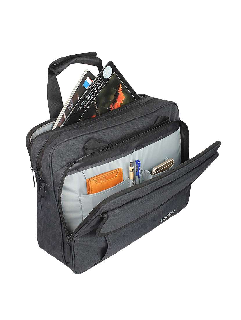 black faux silk  messengerbag - 16336934 -  Standard Image - 2