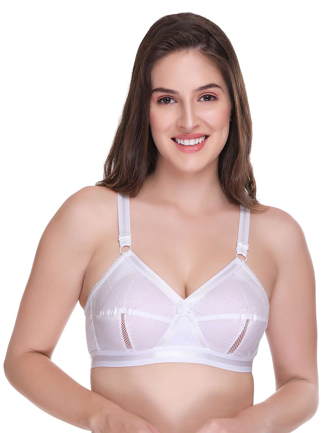 floral patch minimizer bra