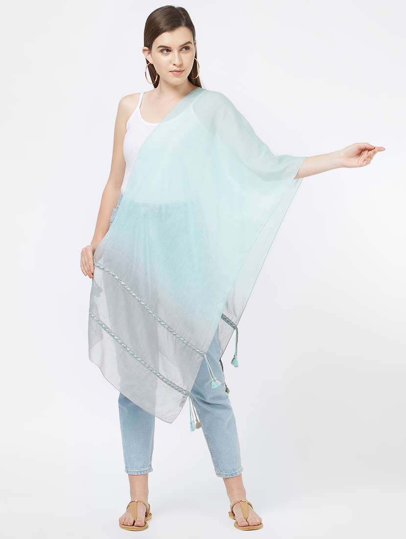 women's ombre print stole