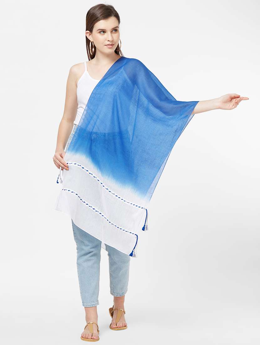 women's ombre print stole