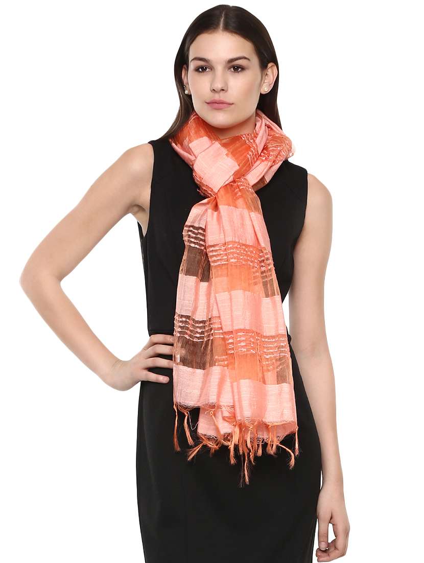 pink viscose stole
