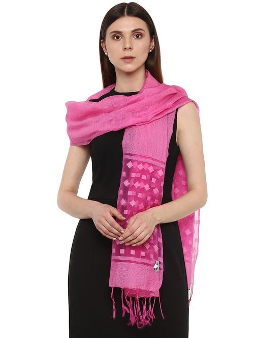 pink viscose stole - 16342307 -  Standard Image - 0