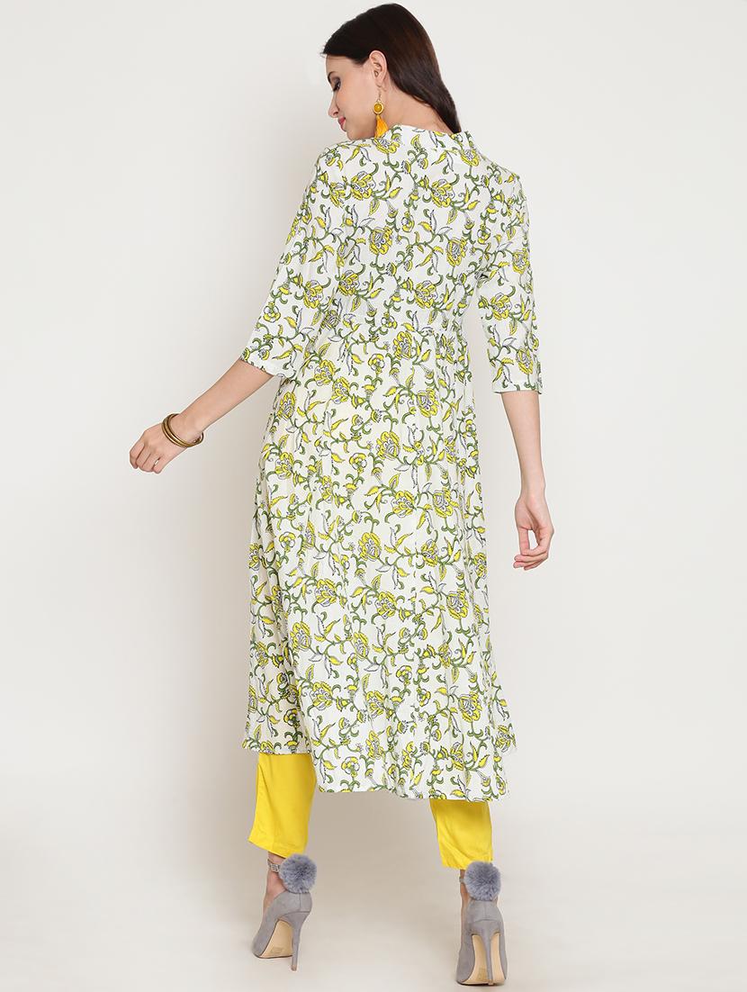floral kurta palazzo set - 16342765 - Standard Image - 2
