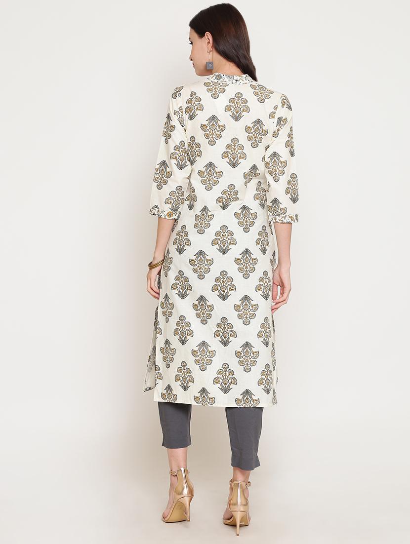 floral kurta palazzo set - 16342769 - Standard Image - 2