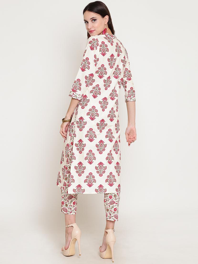 floral kurta palazzo set - 16342771 - Standard Image - 2