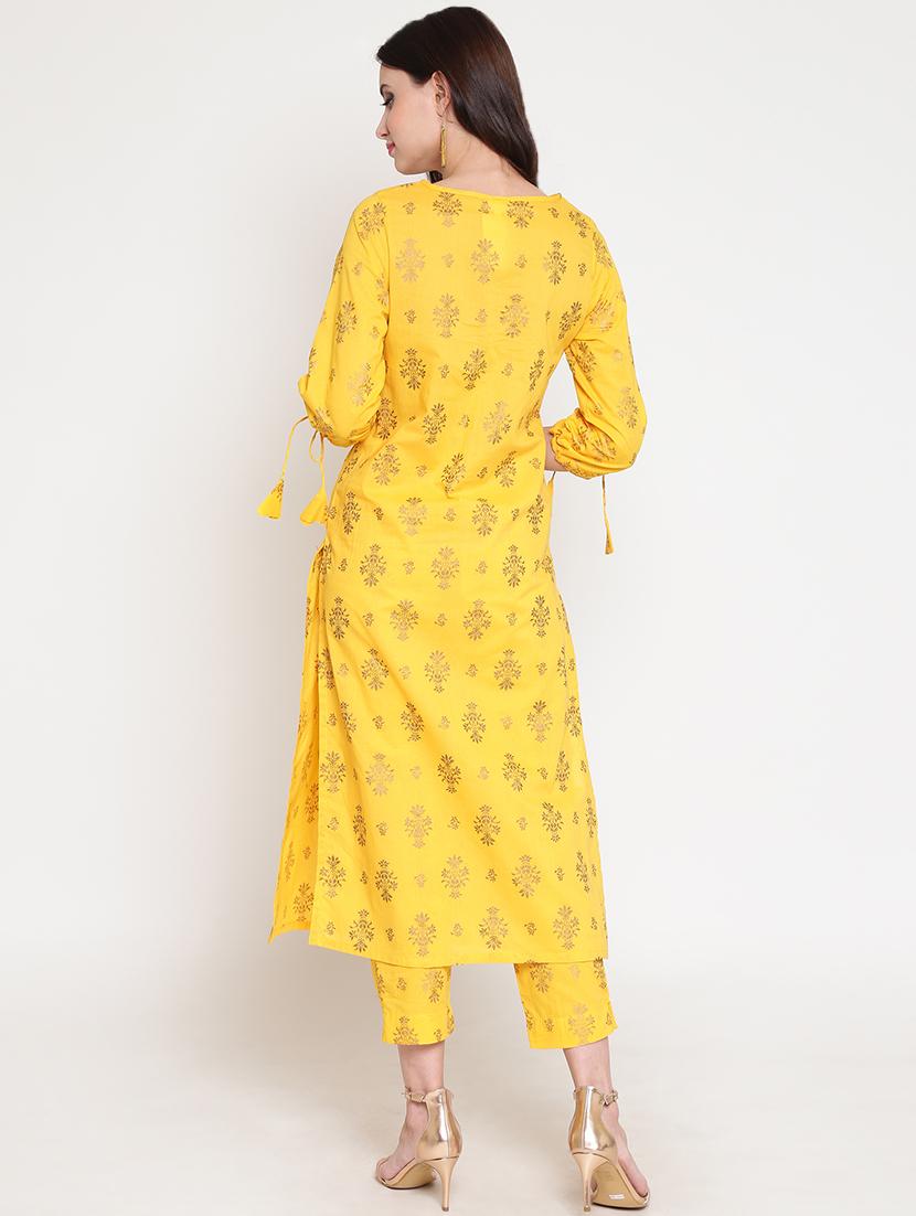 printed kurta palazzo set - 16342775 - Standard Image - 2
