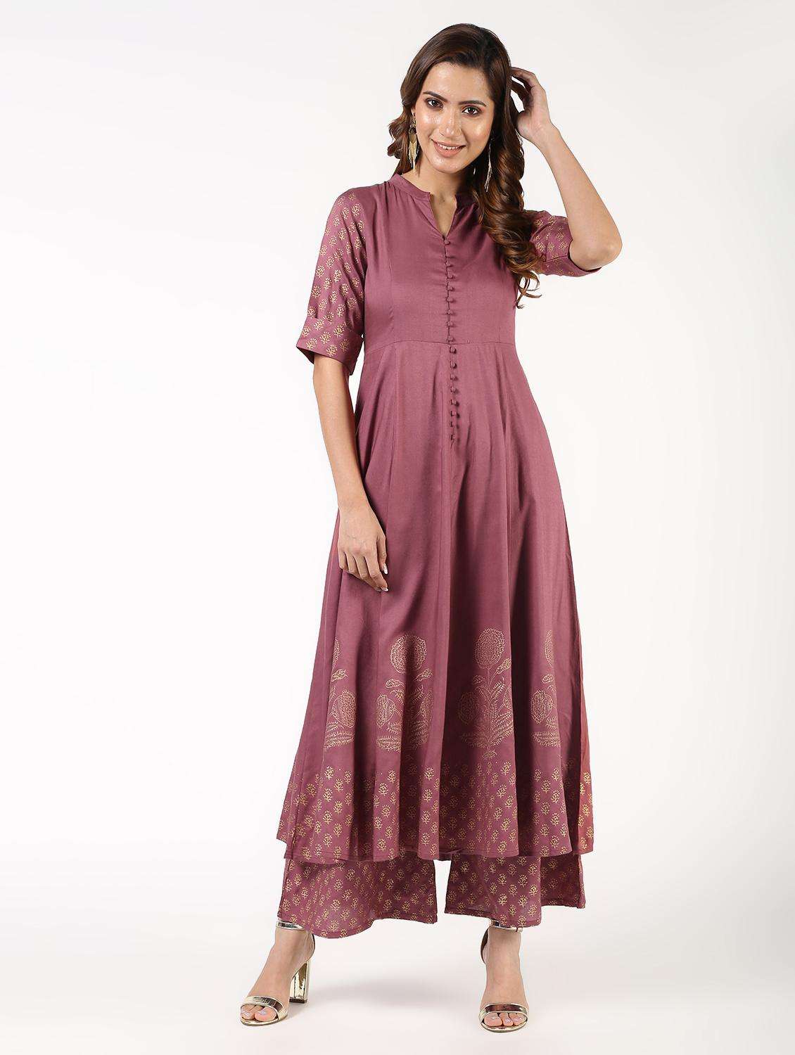 women's flared kurta - 16343588 -  Standard Image - 2