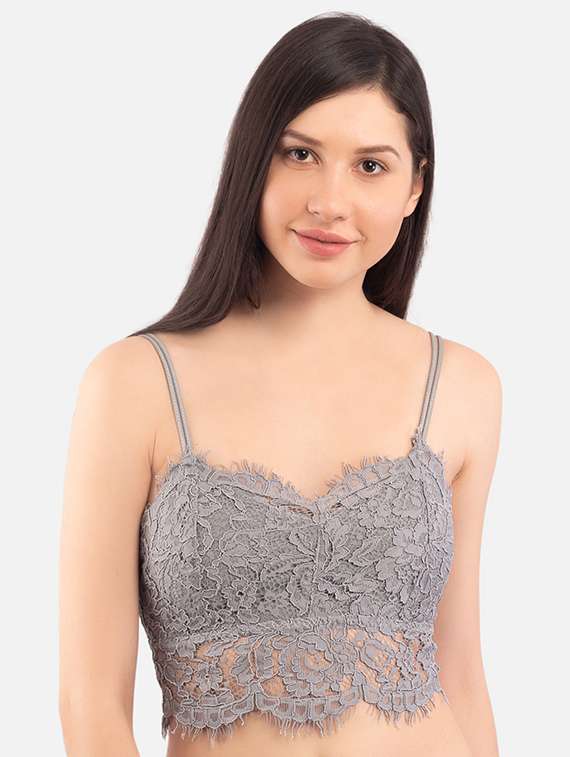 floral lace bralette  - 16346974 -  Zoom Image - 0