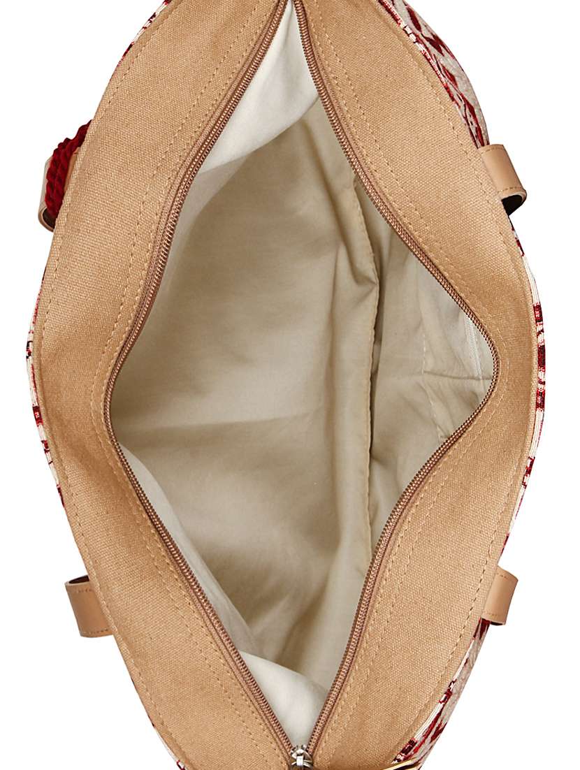 beige cotton regular tote - 16357215 - Standard Image - 2