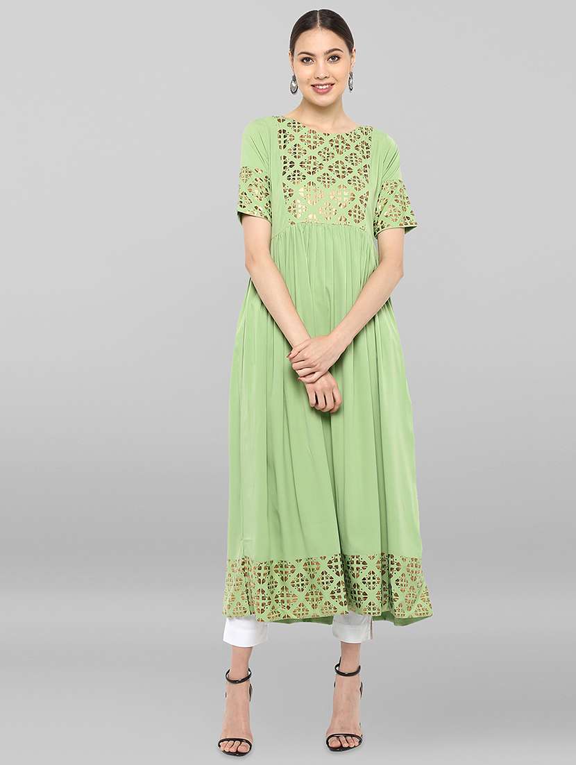 women's flared kurta