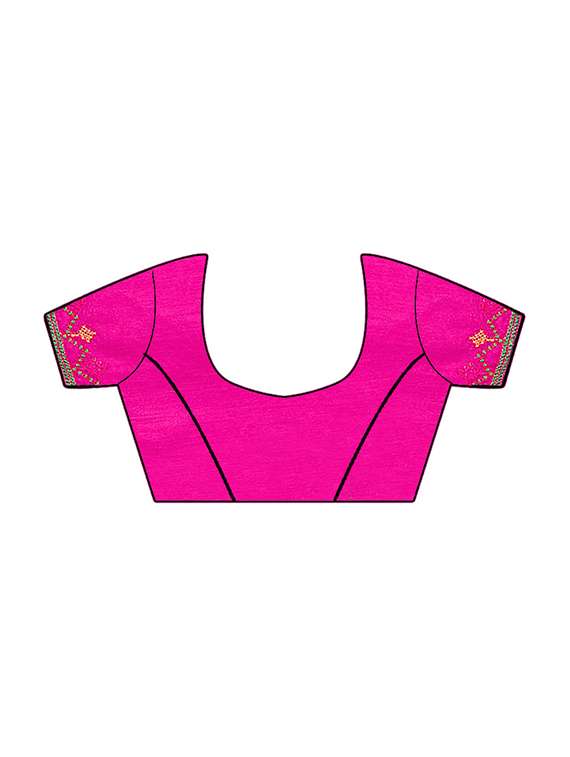 black georgette embroidered saree with blouse - 16360480 -  Standard Image - 2