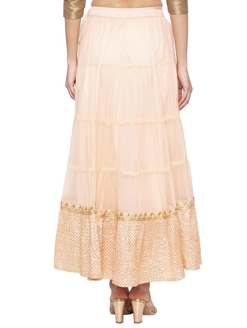 tiered flared skirt - 16360683 - Standard Image - 2