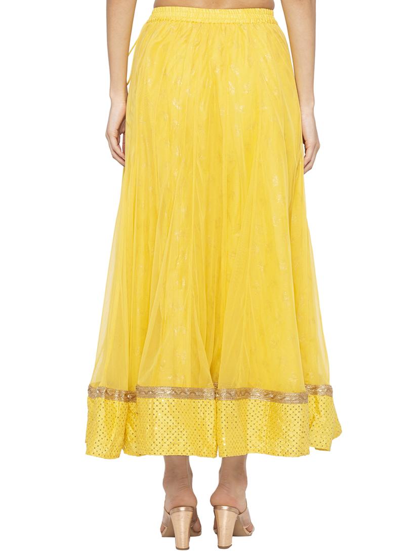 printed flared skirt - 16360684 - Standard Image - 2