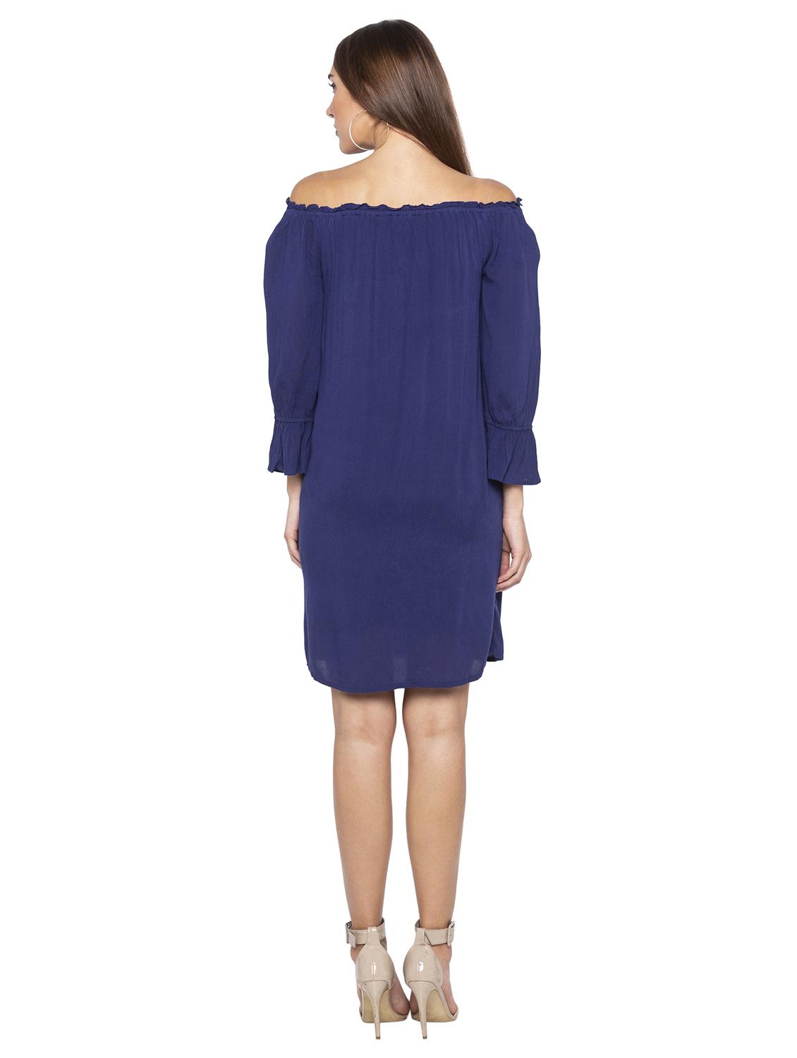 floral embroidered shift dress - 16360745 - Standard Image - 2